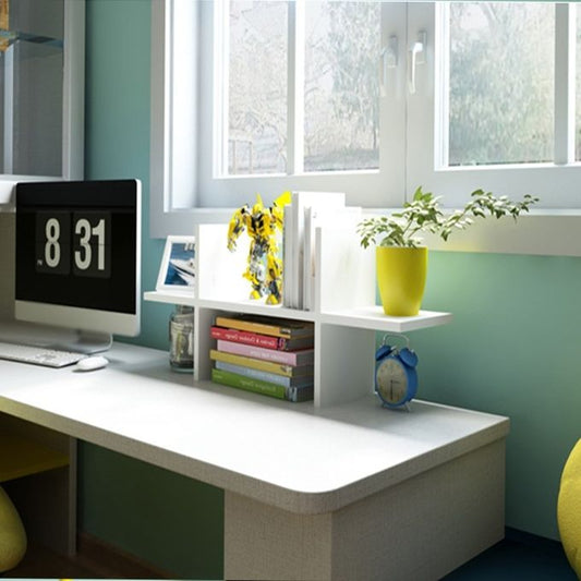 رف حائط خشب ام دي اف أبيض- 60×15×30 سم