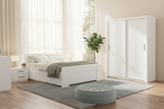 غرفة نوم اطفال لون ابيض-GW-BedR-2